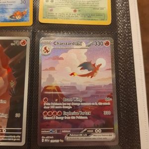 Different 151 and base set cards